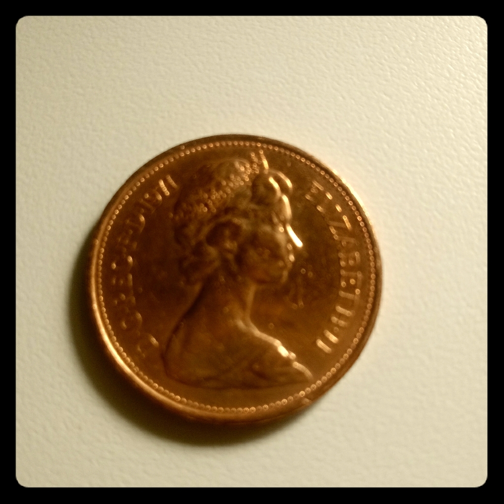 1971 New Pence 2p British Coin